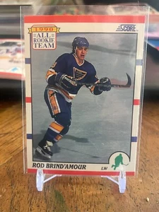 1990-91 Score #328 Rod Brind'Amour All Rookie Team RC - Picture 1 of 2