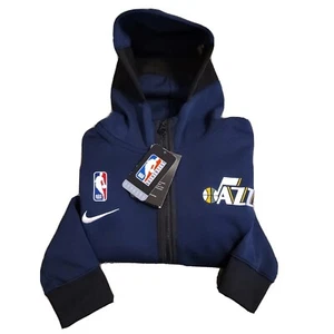 Nike Utah Jazz Dri-Fit Showtime Full Zip Hoodie Youth XL Spotlight HD Jacket New - Picture 1 of 14
