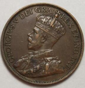 Canada 1914 grand cent, belle qualité, ancienne date KGV (Q315)