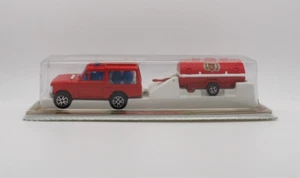 MAJORETTE RANGE ROVER AND TRAILER FIRE MINT STILL SEALED - Picture 1 of 4