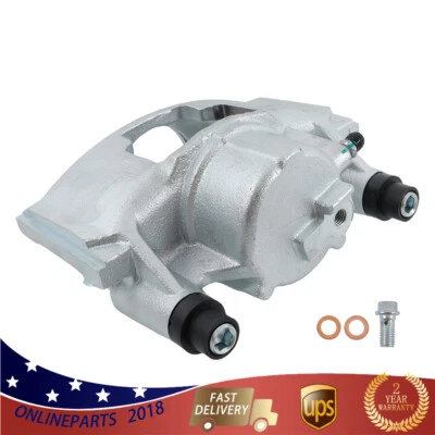 Pinça de freio dianteiro pistão único LH para Chevy K1500 Pickup GMC Tahoe 1992-2002 - Imagem 1 de 4