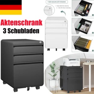 Aktenschrank Büroschrank Metallschrank Werkzeugschrank Stahlschrank mit Rollen - Bild 1 von 34