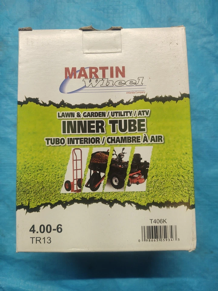 Martin Wheel T406K Inner Tube 400-6 Tr13 Valve Butyl Rubber