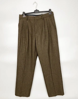 NEW John Boyega x HM Italy Checkered Wool Casual Pant - Image 1 of 4