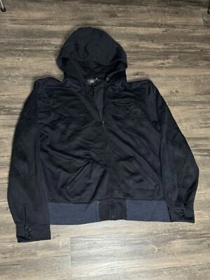 RRL RALPH LAUREN Hombre NEGRO Cremallera Sudadera con Capucha XXL Foto 1 de 4