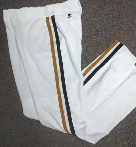 PITTSBURGH PIRATES AUTHENTIC THROWBACK BASEBALL PANTS TRIM FREE SHIP Cover