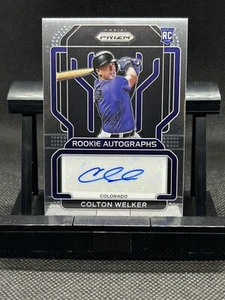 Colton Welker 2022 Panini Prizm RC Auto #RA-CW Colorado Rockies - Picture 1 of 2