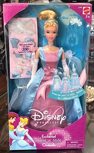 Barbie Mattel Disney Compleanno Principessa Cenerentola Bambola Incantata Vintage 2000 - Foto 1 di 1