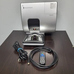 Promethean EST-P1 DLP Projector Short Throw HDMI w/Accessories 390 Lamp Hours - Picture 1 of 10