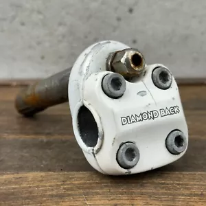 Diamond Back Stem Old School BMX Freestyle Potts White OG 80s Neck Dominguez 80s - Picture 1 of 15