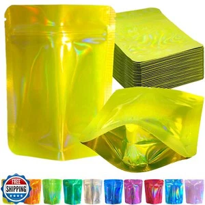 YINGZON 100 Pack Premium Smell Proof Mylar Bags, Resealable Food Storage Bags - Picture 1 of 4