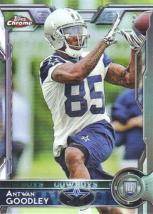 2015 Topps Chrome Mini Football #186 Antwan Goodley RC - Picture 1 of 2