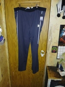 AND 1 Tearaway Pants Mens Size 2XL Snap Buttons Black w/ Stripes Reflective NWT - Picture 1 of 21