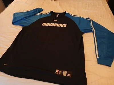 NBA: Dallas Mavericks Adidas Warm Up  Mens 2XL TALL Player#6 Chandler Issued Top - Image 1 of 4