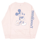 Disney Mickey Mouse Sweatshirt Pink Womens M