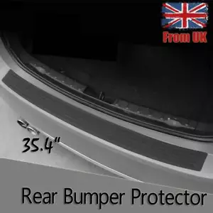 UK Car Rear Boot Bumper Sill Body Guard Protector Rubber Plate Trim Strip Cover - Picture 1 of 8