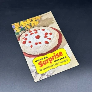 Vintage Quaker Surprise Recipes Cookbook Booklet 1950s Retro Kitchen Advertising - Picture 1 of 10