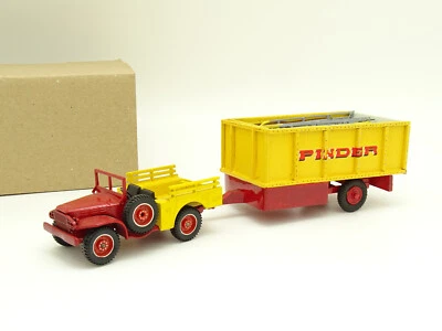 Fatto Artigianale 1/50 Dodge 4x4 (Solido) Rimorchio Barriere Circo Pinder - Immagine 1 di 4