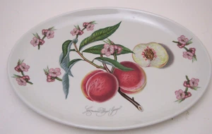 Plato grande ovalado PORTMEIRION Pomona Royal George Peach - impecable - Imagen 1 de 5