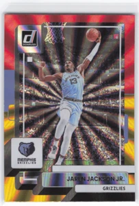 2022 Donruss Jaren Jackson Jr Red Gold Laser Asia TMall Grizzlies #155 - Picture 1 of 2