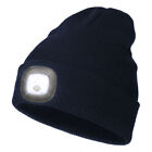 Men Women Kids LED Light Beanie Hat Knitted Winter Headlamp Warm Boys Girls Cap
