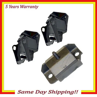 Juego de 3 montaje de motor y transmisión para Chevrolet Blazer GMC Jimmy 1995 4,3 L 2627*2 2672 Foto 1 de 4