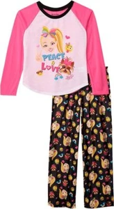 Juego de pantalones de dos piezas manga larga con pijama para niñas Jojo Siwa talla 10 $38 - Imagen 1 de 1