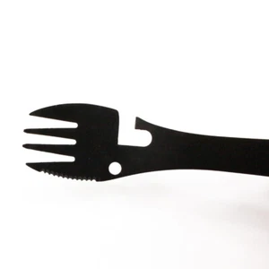new Stainless Steel Spork Camping Utensil Knife Spoon Fork Bottle Can Opener - Picture 1 of 9