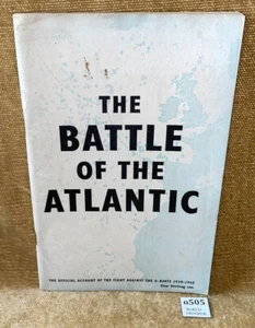 VINTAGE ORIGINAL SCHLACHT IM ATLANTIK 1939-45 KAMPF GEGEN U-BOOTE HMSO 1946 - Bild 1 von 7