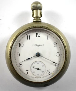 Taschenuhr Elgin Grade 208 18er 7J OF von 1903 mit Silverode Gehäuse lot.ey - Bild 1 von 8