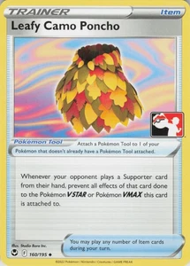 Poncho Leafy Camo Poco Común Paquete de Premio Serie Tarjetas 160/195 Casi Nuevo Normal - Imagen 1 de 2