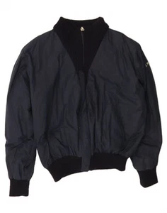 OURAGAN Mens Reversible Bomber Windbreaker Jacket IT 52 XL Navy Blue AV10 - Picture 1 of 5