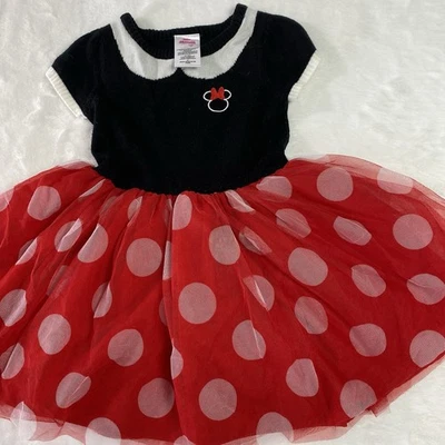 Vestido Suéter Tutú Disney Niña Pequeña Minnie Mouse Talla 4T Foto 1 de 4