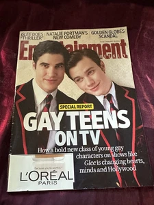 Entertainment Weekly January 28 2011 GLEE Gay Teens TV Darren Criss Chris Colfer - Picture 1 of 7
