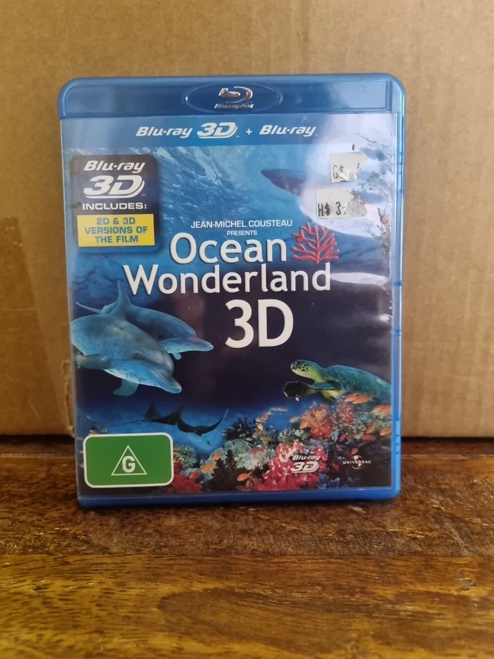 Ocean Wonderland 3D and 2D Blu-ray Disc 2003 Disc in Good Condition  - Image 1 of 1