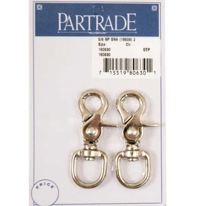 Partrade Trading Company 5/8 Zoll vernickelter Druckknopf 180630 - Bild 1 von 1