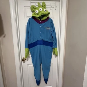 Toy Story Union Unisex Teens Suit Alien Kigurumi Hooded Costume One Piece Pajama - Picture 1 of 12
