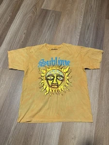 Sublime Shirt Adult S/M Medium Orange Tie Dye American Rock Band California Mens - Picture 1 of 5