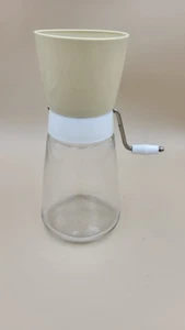 Picadora picadora vintage de hierbas vegetales nueces con tapa de vidrio transparente Gemco sin tapa - Imagen 1 de 5