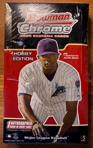 2006 Bowman Chrome Baseball Factory Unopened (Note Cello Wrap) 18 Pack Hobby RY - Picture 1 of 6