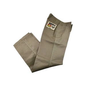 Ben Davis Herren Khaki Hose Original Ben's 50/50 Mischung Klassisch Gerades Bein 695 - Bild 1 von 9