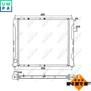 RADIATOR ENGINE COOLING 58107A FOR ROVER 16 K4F 1.6L 14K4F/K2F/K4M/K4D 1.4L 4cyl - Picture 1 of 8
