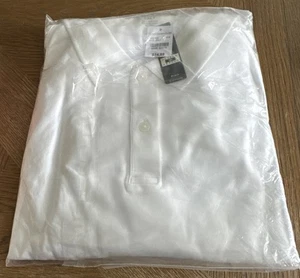 Joseph Abboud 3XLT Tall White Polo Shirt Pima Cotton Soft New With Tags In Plast - Picture 1 of 3