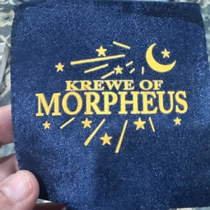 KREWE OF MORPHEUS DEEP BLUE COLORED KOOZIE - Picture 1 of 3