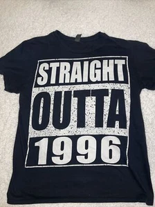 Vintage RAGE Straight Out Of 1996 Shirt SZ M mid 90s Anvil vtg - Picture 1 of 3