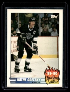 1990-91 Topps Team Scoring Leaders Wayne Gretzky #12 HOF - Picture 1 of 2