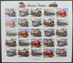 QW48 IMPERF 2013 ISLAS SALOMON TRENES DE VAPOR TRANSPORTE #1671-75! ÚNICO SH MNH - Imagen 1 de 1