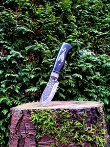 KANDAR Messer mit Skorpion Motiv Holster Outdoor Bushcraft Survival Camping EDC - Bild 1 von 7