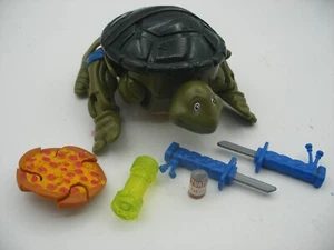 PLAYMATES 1989 vintage TMNT Tortues Ninja Turtles LEONARDO Mutations Complet - Picture 1 of 7