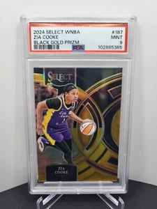 ZIA COOKE 2024-25 SELECT WNBA PREMIER BLACK GOLD PRIZM PSA 9 5/5 - Picture 1 of 2